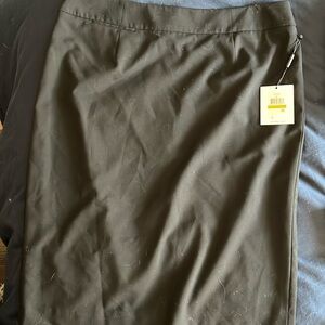 Black Calvin Klein Pencil Skirt Size 14